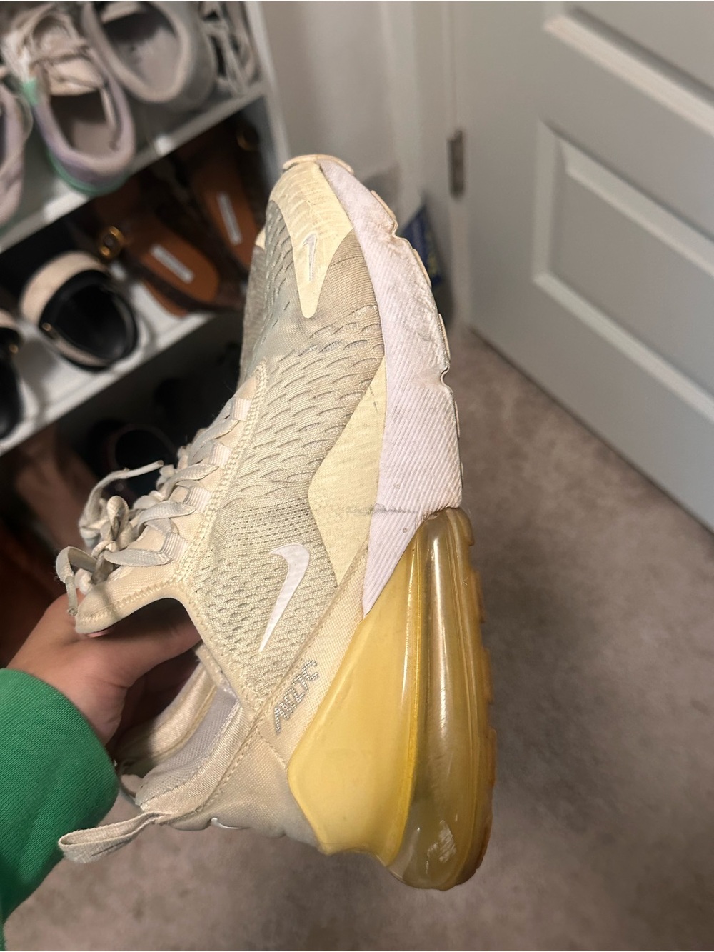 Nike Air Max 270 - Cream Pale Yellow